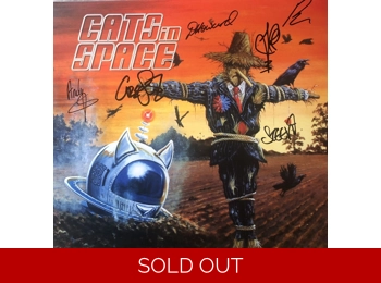 Cats In Space - Scarecrow - Limited Edition Black Vinyl LP - Autographed